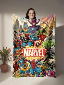 Marvel Đây là chiếc chăn nỉ in hình Người Nhện, mang đến cảm giác hoài cổ và ấn tượng thị giác, với vẻ ngoài đẹp mắt và chất liệu mềm mại, thích hợp sử dụng làm chăn phủ ghế sofa, chăn ngủ trưa, trang trí giường ngủ, v.v. - Nhiều màu - Xem 3