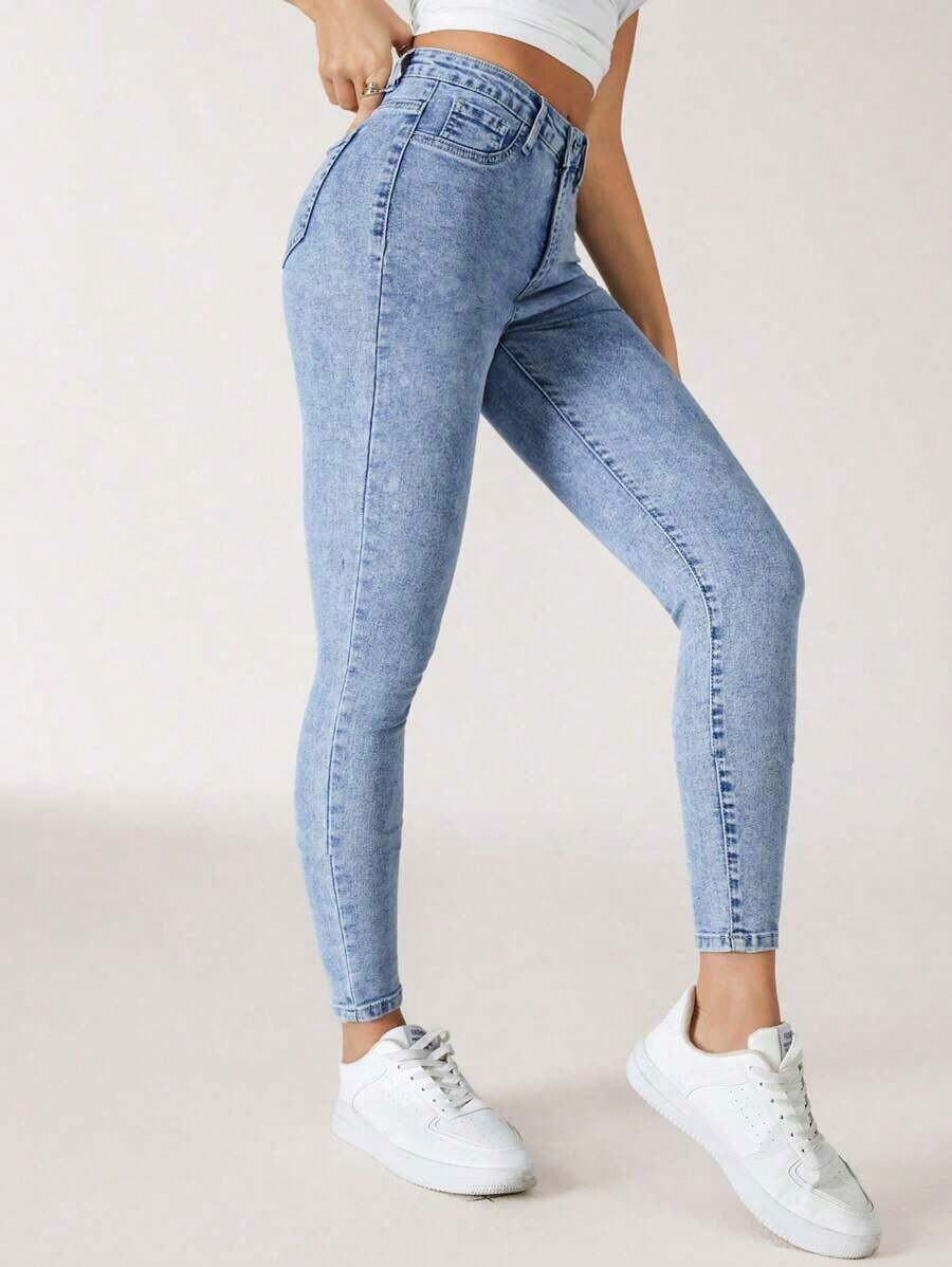 ICON Jeans pitillo sólidos - Lavado ligero 2 - Ver 1