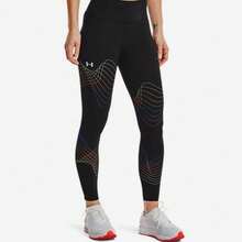Under Armour HeatGear 系列丨速乾女子專業跑步健身緊身運動長褲馬拉松跑步訓練褲 - 黑色 - 查看 2