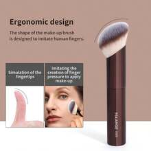 MAANGE Brochas de Maquillaje Profesional 20 Piezas Set de Brochas Maquillaje de Aluminio con Estuche de Terciopelo Sombra de Ojos en Polvo para Base de Maquillaje Perfecta para Regalar(Marrón) RDAH - Marrón - Ver 4