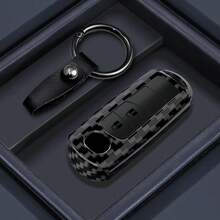 适用于2/3/4键ABS碳纤维汽车钥匙遥控器外壳，适用于2/3/5/6、CX-3/CX-5/CX-7/CX-9、Miata MX5，保护您的钥匙遥控器 - A - 查看 7
