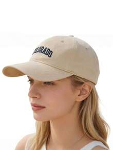 1 buah Topi Baseball Unisex, Pinggiran Melengkung Kecil untuk Wajah, Cocok untuk Semua Musim, Topi Pelindung Matahari untuk Aktivitas Luar Ruangan dan Pemakaian Sehari-hari, Hadiah Liburan, Aksesori Modis dan Serbaguna - A - View 10