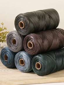 Cuộn dây da Nappa chất lượng cao 200g, thích hợp để tự làm túi xách và giày dép thủ công. - Đỏ Trung Quốc - Xem 4