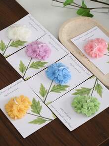 每組2件，包含1個繡球花造型香氛蠟燭與1張卡片，居家裝飾花香蠟燭，適合居家裝飾、情人節禮物、婚禮佈置，亦可作為送給朋友的禮物 - 繡球花香氛蠟燭 - 查看 5