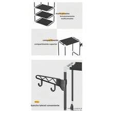 Wardrobe, Portable Closet, Clothes Rack, Shoe Rack, Multipurpose Organizer, Cabinet - 顏色隨機 - 查看 4