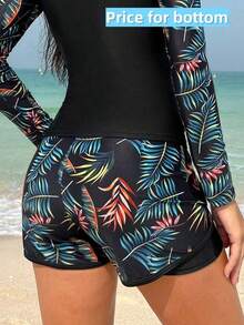 Swim SPRTY Pantalones cortos de natación con estampado para mujer, para la piscina, playa de verano - Multicolor - Ver 2