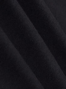 Elegante Camiseta Diaria de Algodón Suave con Efecto Adelgazante, Diseñada para Mujeres de Estatura Baja - Negra con Texto Inspirador, Camiseta Casual de Cuello Redondo y Manga Corta, No Elástica, Lavable a Máquina, Perfecta para Atuendos Diarios con Confianza, Ajuste Cómodo, Camiseta de Moda Chic. - Negro - Ver 7