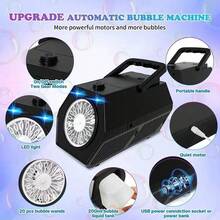 KENOKAY Máquina de burbujas clásica de plástico negro y blanco con 20 varillas giratorias, flujo de burbujas suave y denso, excelente para fiestas interiores/exteriores, relajación, regalo de Navidad, niños, cumpleaños - Multicolor - Ver 8