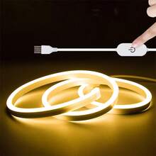 5V USB LED Light Strip With Touch Controller, Flexible Neon Rope Lights, Suitable For Indoor And Outdoor Decoration, Bedroom, Kitchen, Party, TV Backlight - Neon Light - View 2