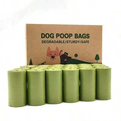 20/12/5/1 Roll Thickened Pet Waste Bags, For Pet Cleaning, Leak-Proof Polyethylene Trash Bags, Suitable Colors For Dogs And Cats, Multipurpose Cleaning Bags, Holiday & Christmas Gift