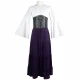 Deep Purple Bell-sleeved Dress