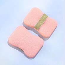 2pcs/1pc Soap Bag, Soap Pouch For Soap, Bath Sponge, Bath Ball, Exfoliating Sponge, Super Soft Exfoliating Sponge/Rich Lather, Suitable For Home Bathroom And Shower Accessories/Cleaning Tools/Soap Dish/Soap Cleaning Tools/Foaming Net Bath Brush Back Massager, Holiday, Gift - Multicolor - View 2