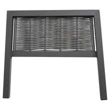 Garden Dining Set, Patio Furniture, 8 People, Corner Configuration, Galvanized Iron, Glass Tabletop, Hand-Braided PE Rope, Including Table, Benches And Sofas, Grey - Grey - View 9