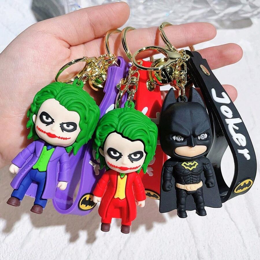 Warner Bros Cartoon Cute Exquisite Cartoon Couple Gift Keychain Backpack Pendant Souvenir Small Gift Backpack Pendant Cute Bag Pendant Portable Keychain Travel Accessory Unisex Bag Pendant Cute Exquisite Small Gift - Multicolor - View 1