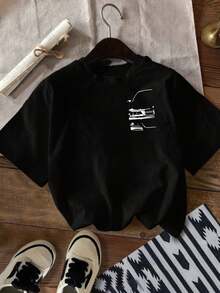 Plus Size T-Shirts - White - View 3