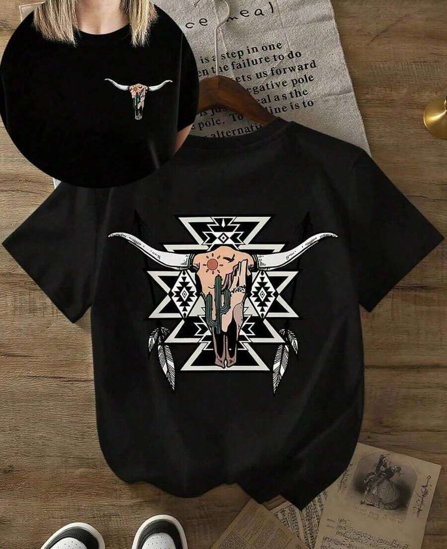 [Camiseta Deportiva] Una camiseta 100% para mujer con cuello redondo, ropa de primavera y verano para mujer, una opción elegante y casual, estampados divertidos, para ocasiones festivas, entrega local. Camiseta de talla grande relajada, tela suave, transpirable y cómoda.