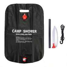 20L Portable Outdoor Shower Bag With Detachable Hose And On/Off Shower Head, Suitable For Camping And Travel, Random 2 Styles Shipped - Multicolor - View 9