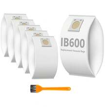 适用于 Intuition 立式吸尘器 BU4022、BU4020、BU4018、BU4050、BU3040 的 IB600 HEPA 真空吸尘器袋，带小刷头 - 查看 1