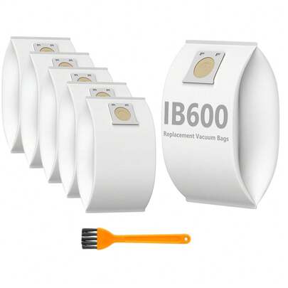 适用于 Intuition 立式吸尘器 BU4022、BU4020、BU4018、BU4050、BU3040 的 IB600 HEPA 真空吸尘器袋，带小刷头