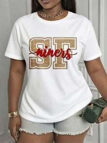 Camisetas Casuales Premium Unisex Bonitas, Camiseta de Fan del Equipo de Fútbol Americano San Francisco Niners, Camiseta Casual de Manga Corta para Mujer, Estilo Jersey Deportivo con Gráficos para el Día del Partido y Uso Diario, 220g - Blanco - Ver 2
