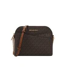 Michael Kors Jet Set Travel Printed Women's Shoulder Crossbody Shell Bag 35F1GTVC6B BROWN - 棕色35F1GTVC6B BROWN - 查看 1