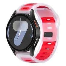 Tương thích với Samsung Galaxy Watch 7/6/5/4 40mm 44mm/Watch 6 Classic 43mm 47mm/Watch 5 Pro 45mm/Watch 4 Classic/Active 2, Dây đeo thể thao silicon mềm 20mm dành cho cả nam và nữ - 20mm - Xem 13