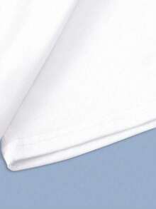 Men's Simple And Versatile Graphic Print Short Sleeve T-Shirt - White - View 6