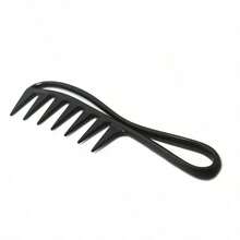 Peigne à double pointe, peigne à dents larges, convient pour le coiffage de la barbe, convient pour les , accessoires pour hommes, couvre-chefs pour hommes, cadeau pour hommes, voyage, camping - noir - Voir 2