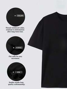 Matching Couple T-Shirts 'I HAVE EVERYTHING I NEED/I AM EVERYTHING' - 1 Piece Crew Neck Couple T-Shirt, Valentine's Day Gift For Husbands, Anniversary Sets For Couples, Comfortable, 100% Cotton, Short Sleeve, Unisex Cotton Graphic T-Shirt. - 黑色 - 查看 4