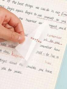 400pcs Transparent Waterproof Memo Pad Notebook Diary Stationery School Office Supplies - one-size - View 10
