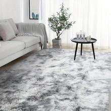 Large Soft Fluffy Rugs Living Room Bedroom - Dark Grey - View 5