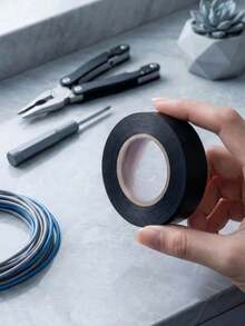 1 cuộn băng keo điện cao su đen chịu nhiệt, bền, dẻo, cách điện cao, thích hợp cho công nghiệp, thiết bị gia dụng, máy móc, các mối nối điện trong môi trường nhiệt độ cao. - Nhiều màu - Xem 7