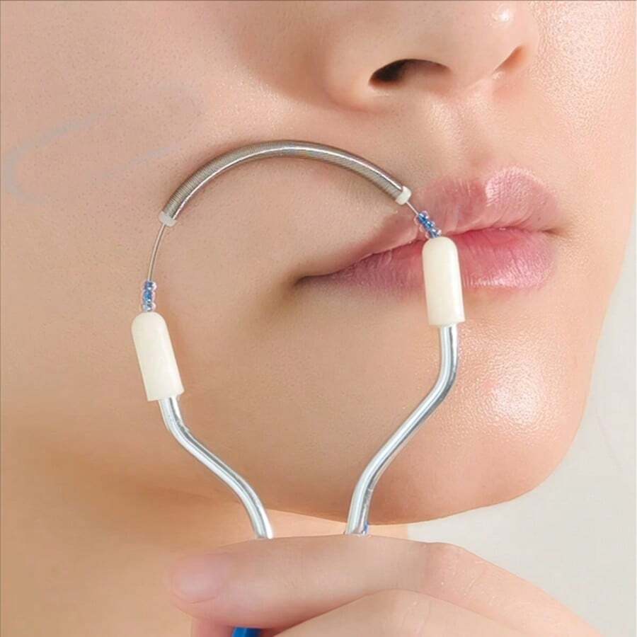 Bộ 3 món dụng cụ tẩy lông mặt, thiết bị tẩy lông mặt, dao cạo mặt làm đẹp tinh tế, dụng cụ tẩy lông lò xo, dụng cụ tẩy lông môi cho nữ, dụng cụ tẩy lông mặt, dụng cụ tẩy lông môi, tẩy lông mặt và cơ thể - Xem 1