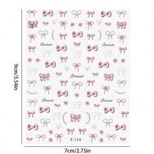 Película protectora de lente de cámara con elemento de lazo lindo para teléfono serie Apple 17, pegatina decorativa con lazo y botón lindo para base de película protectora de cámara, regalo del Día de la Madre - Multicolor - Ver 2