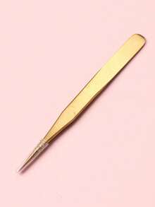 FULL BEAUTY 1pc Stainless Steel Nail Art Tweezers,Nail Supplies,Nail Tools,Nail Art Tools,Back To School,Nails,Nail Tools For Press On Nails - Multicolor - View 3