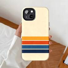 Funda para Teléfono - Diseño a Rayas Coloridas y Moderno, Funda Brillante 2 en 1, Resistente, de Doble Capa para Mayor Durabilidad y Protección contra Caídas, para  17, 16, 15, 14, 13, 12, 11, 8, 7, X, XS, XR, Plus, Air, Pro, Max, Mini, Regalos Perfectos.Adecuado para varios modelos:  17, 16, 15, 14, 13, 12, 11, Plus, Air, Pro, Max, Galaxy S21, S22, S23, S24, S25, S26 FE, Edge, Pus, Ultra, A05, A06, A07, A13, A14, A15, A16, A17, A26, A52, A53, A54, A55, A56, A32, A34, A35, A36, A71. - Color mixto 1 - Ver 5