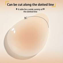 2 miếng cánh nâng ngực silicone, miếng che núm vú hình giọt nước tàng hình, mép siêu mỏng, miếng dán ngực không đường may thân thiện với da, phù hợp cho váy hở lưng, cổ chữ V sâu, váy cưới và đồ bơi, miếng nâng khe ngực tái sử dụng - Nhiều màu - Xem 9