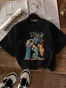 Women T-Shirts - Black - View 6