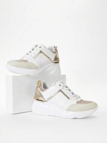 Women Andie Platform Sneaker  Slip On Versatile Fashionable Sneakers Outdoor Commuting Comfort Work Shoes For All Seasons - 白色 - 查看 2