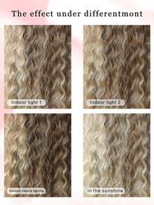 13X4 Lace Front Wigs With Baby Hair 32Inch Extra Long Deep Wave Curly Wigs Japanese Fiber Suitable For All People Future Hair Elastic Mesh Cap For Woman Daily Party Gift Movie Look Nice Multi Color - Multicolor - View 9