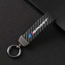 1 móc khóa xe hơi bằng sợi carbon, phù hợp với BMW dòng 1, 3, 5, 7, 2, 4, 6, X, X1, X3, X5, X6, X4, móc khóa xe hơi thời trang. - A - Xem 6