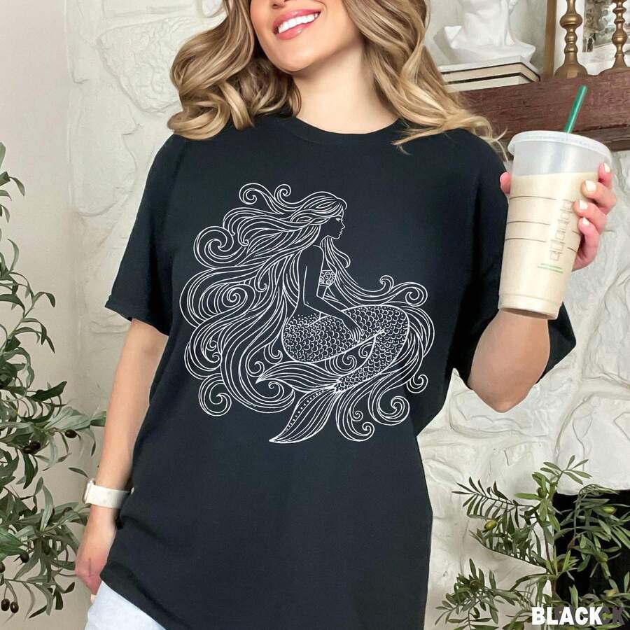 Women T-Shirts - Black - View 1