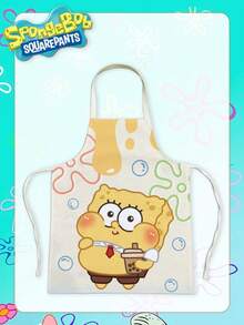SpongeBob SquarePants 方裤厨房防污围裙 - 方裤卡通风格围裙。多种款式可选。防水、防油、防污印花设计。适用于厨房烹饪、烘焙。家用防滑防污罩衫。 - 多款 - 查看 9