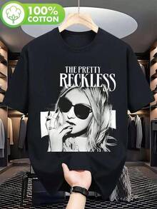 Camiseta unisex de manga corta, camiseta casual de alta calidad para hombres y mujeres.|La Camiseta Gráfica Casual Cute - Cuello Redondo Negro, Tela Suave y Transpirable, Unisex, Para todas las estaciones, Ideal para ocasiones casuales y deportivas.playerashombre, , , Dazymujer,romwehombres, bohochic,maestrasregalos,camisetaparaconjuntos de mujercon curvasparamu,y2k, - Negro - Ver 6
