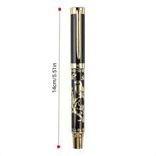 1 chiếc bút máy bằng kim loại khắc hình chim ác là trên hoa mai, bút thư pháp bằng đồng nguyên chất kiểu doanh nhân với ngòi cong, quà tặng luyện viết chữ cho người lớn. - Bút vẽ có nắp đậy 0,7mm - Xem 2