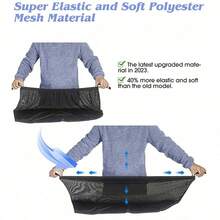 2PCS/4PCS Retractable Car Window Sunshade Net, Transparent Mesh Sun Visor, Heat Insulation Car Accessories - A - View 4