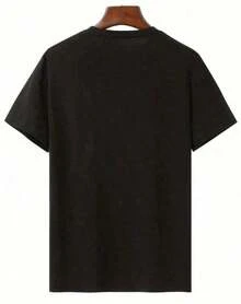 Sold Separately, Not A Three-Piece Set. Women's Vintage American-Style Printed T-Shirt, Soft And Comfortable, With Several Styles Available. Three Designs To Choose From. Made From 100% Pure Cotton, It's Ideal For Working Out, Everyday Wear, Vacations, School, The Office, And Parties. - 黑色 - 查看 2