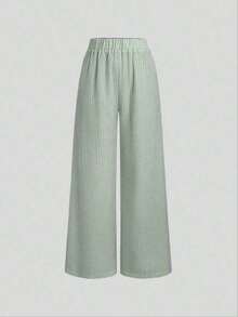 Sweetro Conjunto de dos piezas para mujer para uso diario - Verde - Ver 4