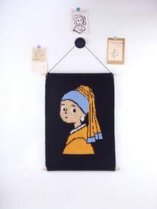 YikaraKnitz 博物馆级名画挂毯,精美提花针织壁挂及卷轴艺术品,质感优美,是打造精致卧室墙面装饰、学生宿舍及画廊风格客厅家居装饰的理想之选。 - 均碼 - 查看 5