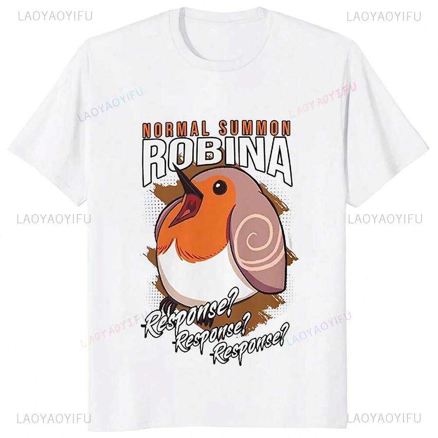 Camiseta Otaku con estampado divertido de Robina de convocación Normal, camiseta oficial de juego de cartas de Japón TCG OCG Duel Monsters, camisetas de Anime Harajuku - forma - Ver 1